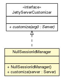 Package class diagram package Jetty9ServerCustomizers.NullSessionIdManager